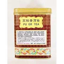 Premium Chinese Pu Er Tea, Buds and Young Leaves, Traditional Method, 5.3 oz, 150g 普洱茶