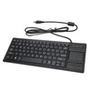 K 800 Keyboard with Touchpad Wired Ultra Thin Mini Compact