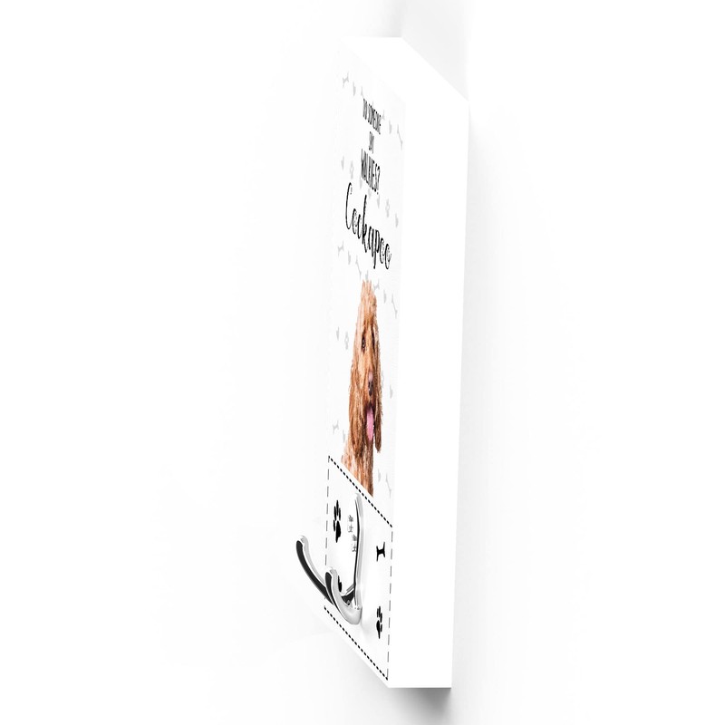 Global Designs Walkies Cockapoo Themed Wall Hung Lead Hook Dog