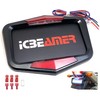 ICBEAMER Waterproof Universal Fit Most Motorcycle License Plate Frame w/
