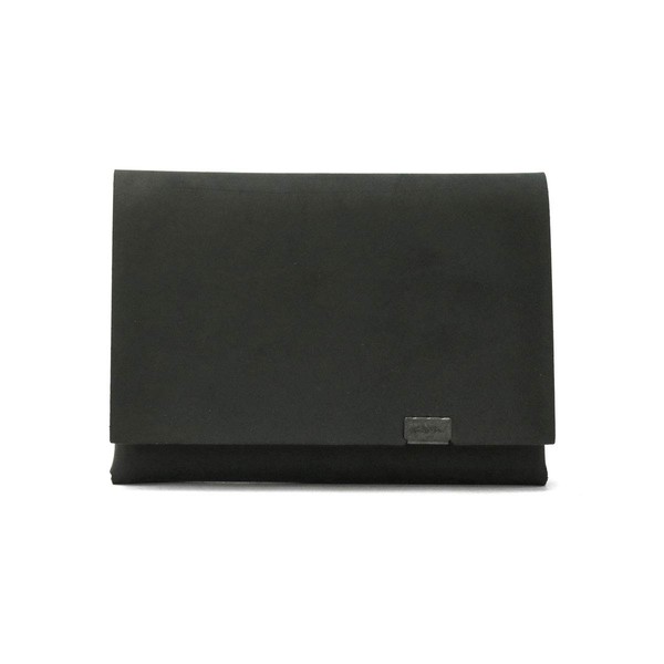 Shosa SHO-SH1-B Short Wallet, Oil Nubuck Short Wallet, 1.0 Trifold