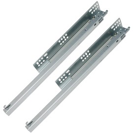 URBEST Drawer Slide,Under-Mount Concealed Self Soft Close Under，Concealed Cabinet Furniture Drawer Runners (18 Inch)