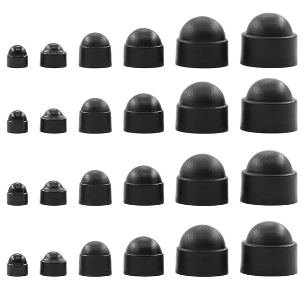Pack of 145 Hex Cover Caps, Nut and Screw Covers,