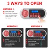 1.3 Cuft Small Fire Proof Safe for Home Documents, Anti-theft