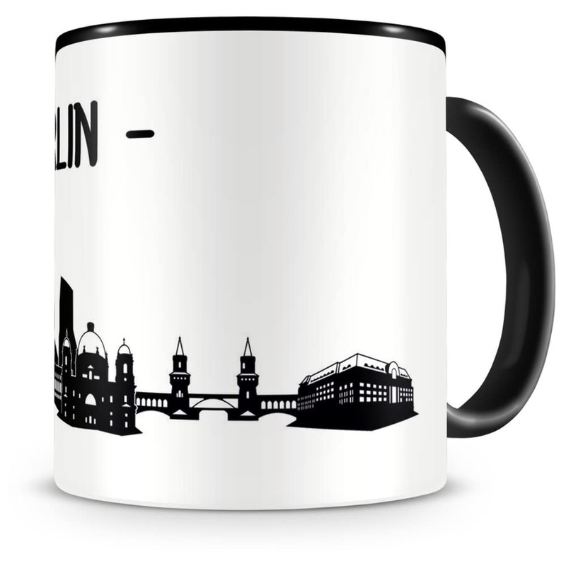 Samunshi® Berlin Skyline Coffee Cup / Tea Cup Height 95