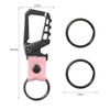 Pxvikis Key chain heavy duty carabiner clip metal bottle opener