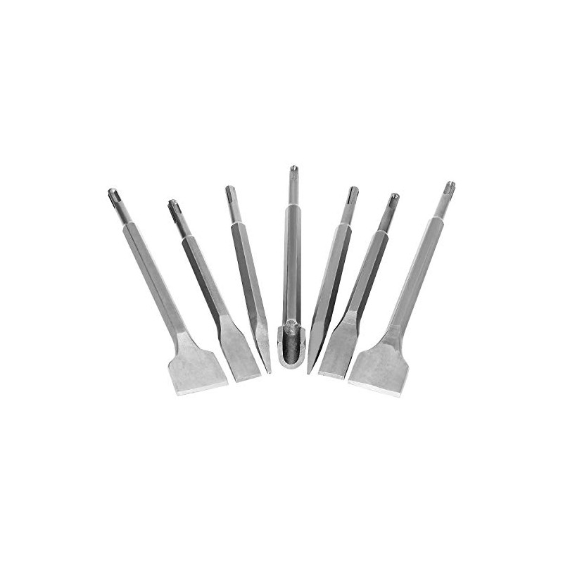 Juego de cinceles de taladro SDS Plus de 7 piezas,