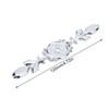 10pcs Zinc Alloy Cabinet Handle Back Plate Retro Style Single