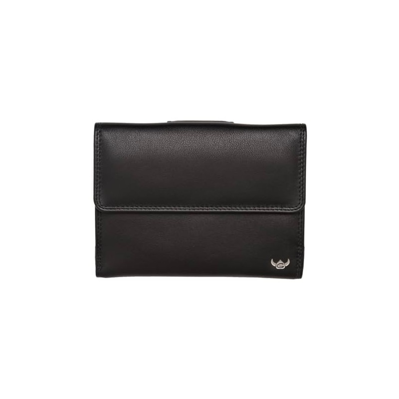 Golden Head Polo RFID Leather Wallet 12 cm, black, Casual
