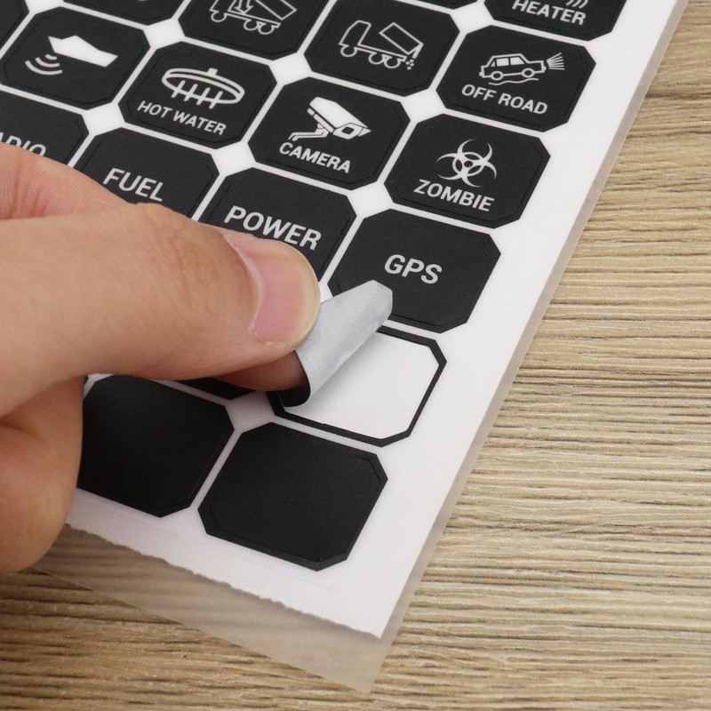 Micro Traders 120pcs Switch Panel Small Stickers Switch Label Decal