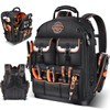 Backpack Tool Bag - LOKASS Tool Backpack Heavy Duty Tool