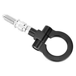 E46 Tow Eye Mini Tow Eye Towing Products Winch European Car CNC Trailer Towing Hook Fits 3 Series E39 E92 E91 E90 E46 E36 (Black)