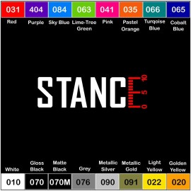 Oracal STANCE V2 Decal Vinyl Sticker Illest Fresh Clean Stance Euro Hoonigan