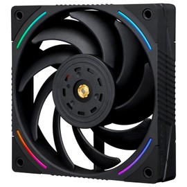 Thermalright TL-K12 Computer Case Fan 120mm CPU Cooler Fan,PC PWM Silent Fan Black 2150RPM Speed, Black CPU Cooling Fan