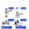 Feed Water Adapter Water Line Splitter,Brass Water Supply Valve,Faucet Valves,Feed