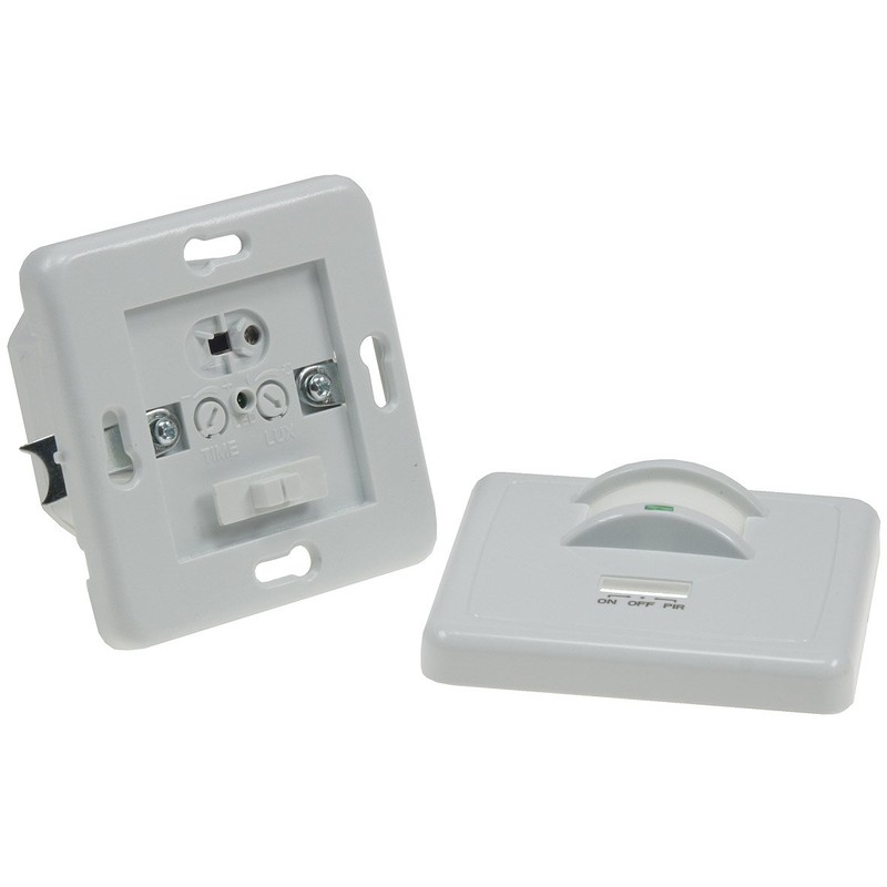 ChiliTec 3-Wire Flush-Mounted Motion Sensor 160° 9 m Range LED