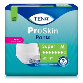 Tena Pants Super (M) X 12 (Limit 4 per order)