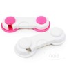 Hoi Sink Cabinet Safety Lock (1pc) - Child Proof Door Lock Pink 7ea