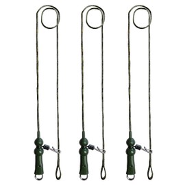 NewShot 3x Ready Tied Leadcore Leaders Hybrid Lead Clip Sleeve QC Swivel for Carp Fishing (Heli Rig + Sleeve)