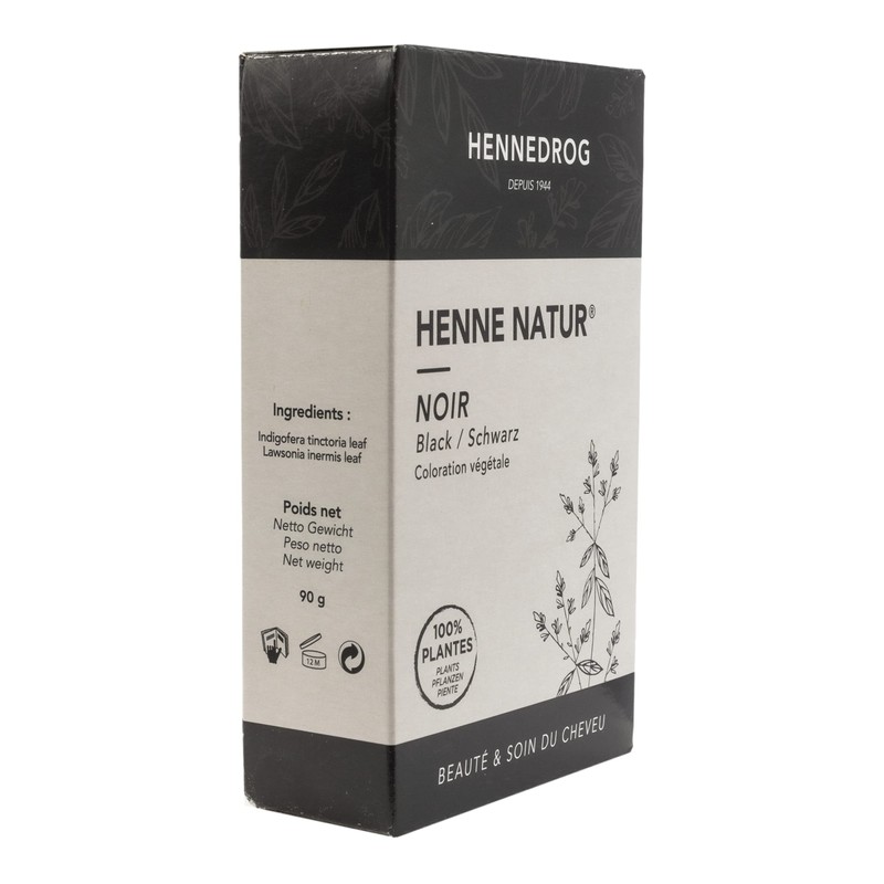 Alibabashop Hennedrog - Henna Natur schwarz - 90 g