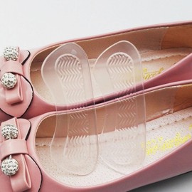 Shoe heel protection transparent pad sticker 2P DD-10640 7ea