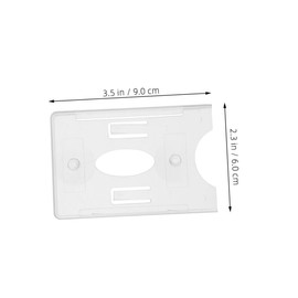 jojofuny 2pcs Windshield Permit Holder Cups Parking Tag Toll Pass Card Holder Easy Install for Car Windscreen Transparent Design for Secure Display