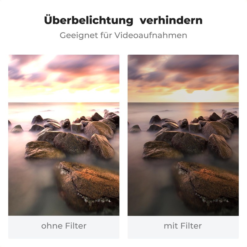 K&F Concept Nano X-Series Variable ND Filter ND3-ND1000 Neutral Density