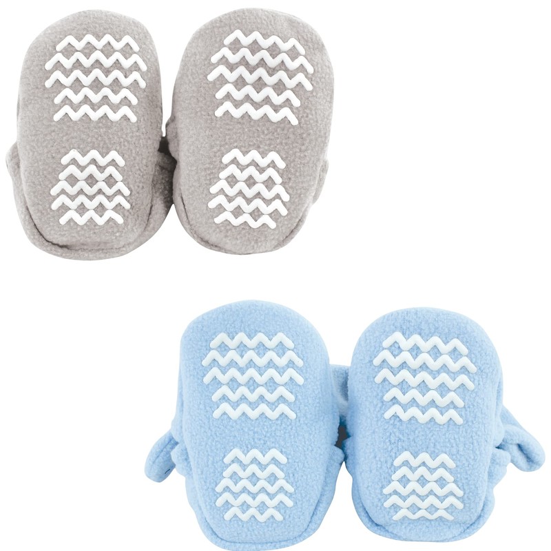 Hudson Baby Botines unisex de forro polar para bebé, paquete