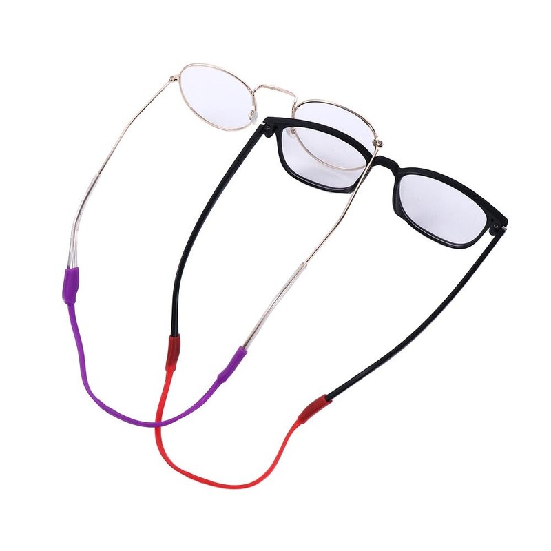 Vctitil 11pcs Silicone Solid Glasses with Non Slip Glasses Rope