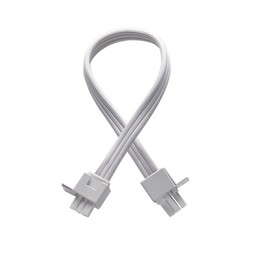 WAC Lighting BA-IC12-WT Interconnect 12-Inch Cable for Premium Line Voltage Xenon Under Cabinet, White