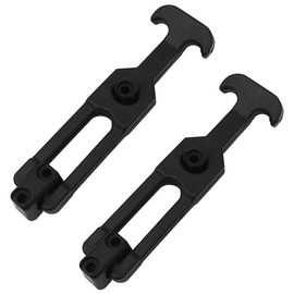 Tiardey Pack of 2 Flexible Rubber T-Handle Pull Latches for Trucks, Toolboxes, Coolers, Golf Carts, Machine Hoods, Agricultural Machinery