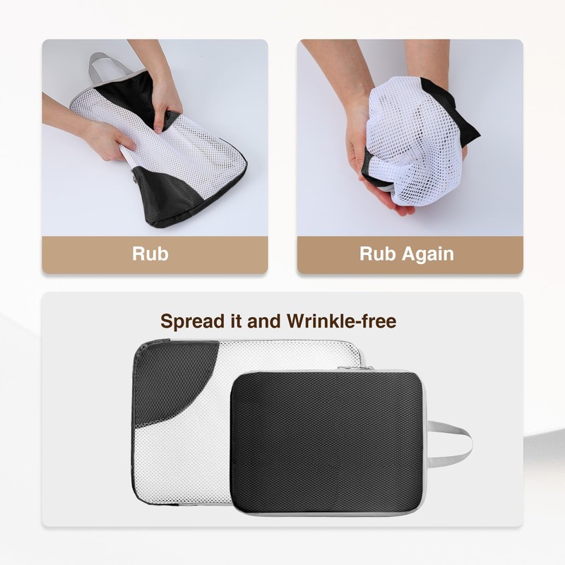 DIMJ Packing Cubes Suitcase Organiser - Packing Cubes for Clothes,