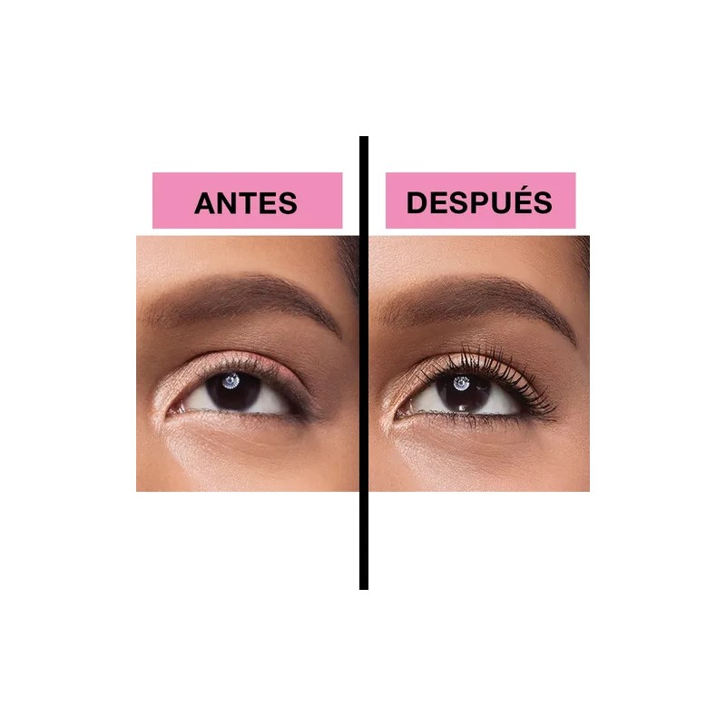 Máscara De Pestañas Lash Sensational Maybelline Color Very Black Waterproof