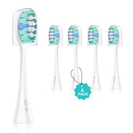 HEYAXA Sonic Electric Toothbrush Head D62, Replacement Toothbrush Heads, 4 Pcs, H2-W