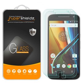 Supershieldz (2 Pack) Designed for Motorola Moto G4 Plus and Moto G Plus (4th Generation) Tempered Glass Screen Protector, Anti Scratch, Bubble Free