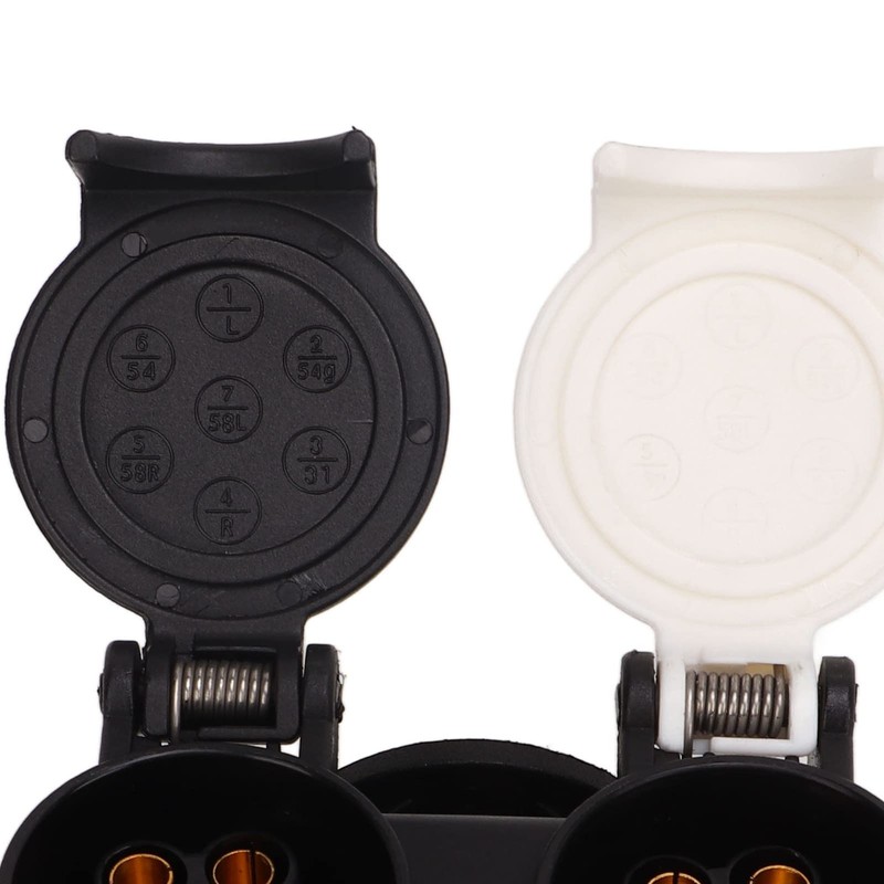 Yctze 13 Pin to 7 Pin Trailer Plug Adapter Double