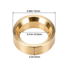 HobbyPark Brass Wheel Weights Set for 1/30 Axial SCX30 Crawler Upgrades (Gold)