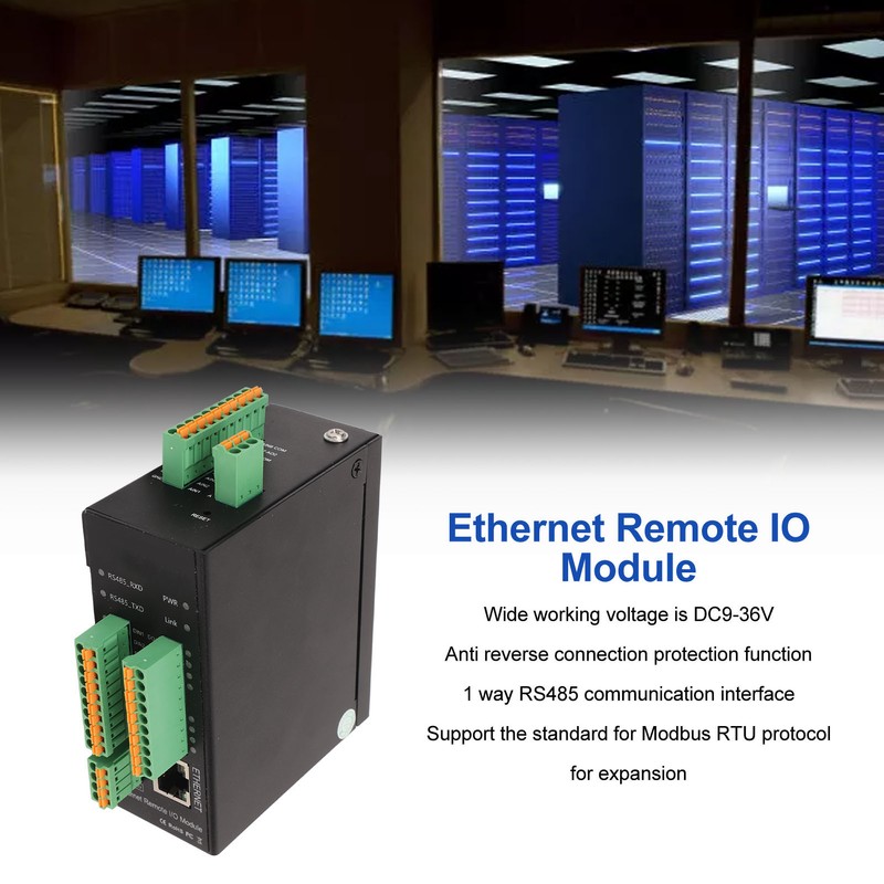 M160T Ethernet Remote IO Module for Modbus to TCP 8