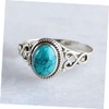 TEHAUX 2pcs Engagement Ring Western Style Jewelry Aesthetic Ring Confirmation