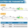 Catfish Rig Catfish Float Rigs Catfishing Tackle with Catfish Rattles