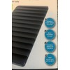 Kraus Self Draining Dish Drying Mat- Night Black. Set of