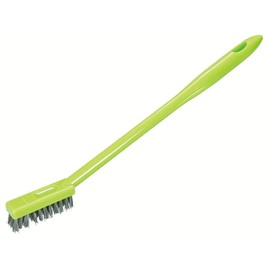 Azuma Industrial Moss Removal Brush, Stainless Steel Brush, For Cleaning Moss on Concrete, Width: 2.8 inches (7 cm), Head Width: 0.8 inches (2 cm), Green BA725