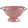 Reston Lloyd Calypso Basics 1.5 Quart Powder Coated Colander, Pink