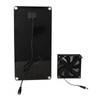 Solar Panel Fan Kit 20W Powered Mini Portable for Greenhouse