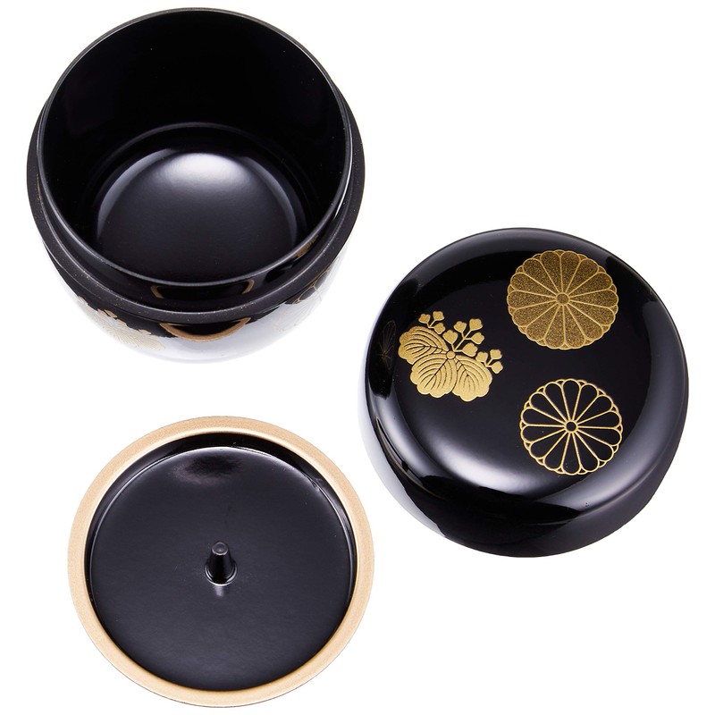 Nakatani Bros 33-4805 Yamanaka Lacquer (With Inner Lid) Black Takadai