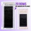 Arison Lashes Classic Lash Extensions Soft Lashes 20 Rows Mixed