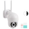 2in Waterproof PTZ Mini Dome Camera 1080P WiFi 8 Lights