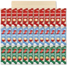 Nescafe Excella Fluffy Latte, 3 Types, 36 Pieces, PSJBOX (Fluffy Latte, Half & Half, Deep Flavor), Coffee Latte, Large Capacity, Classic Stick Coffee