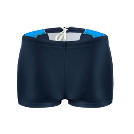 sesto senso Boys' Swimming Trunks Tight Swimwear Swimming Shorts, Bd 636 - Dark Blue