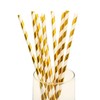 Paper Straws 100pcs Biodegradable Recyclable Drinking Straws for Party Birthday